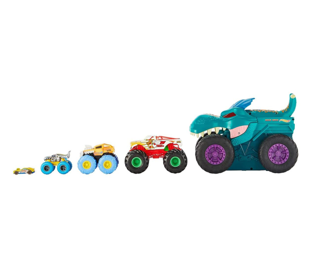 Hot Wheels Monster Trucks Pożeracz aut Mega Wrex - 1023547 - zdjęcie